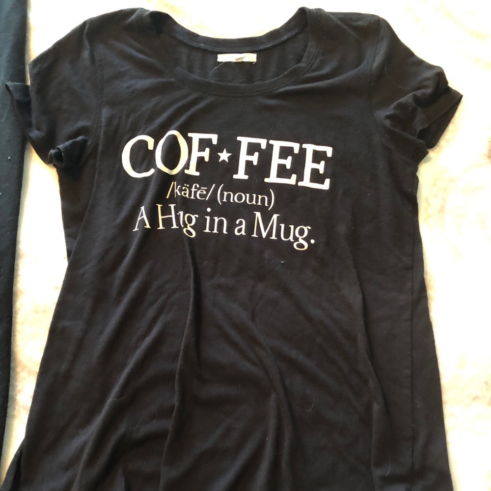 Black Coffee Definition Tee